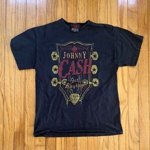 Black Johnny Cash T-Shirt size M